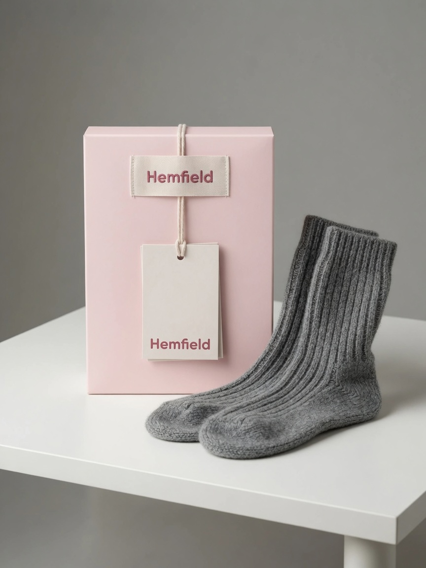 Ribbed Wool Socks